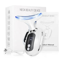 Microcurrent Facial Beauty Device Face Neck Lifting Massager for Wrinkle Double Chin Removal LED Photon Home Skin Care Tool